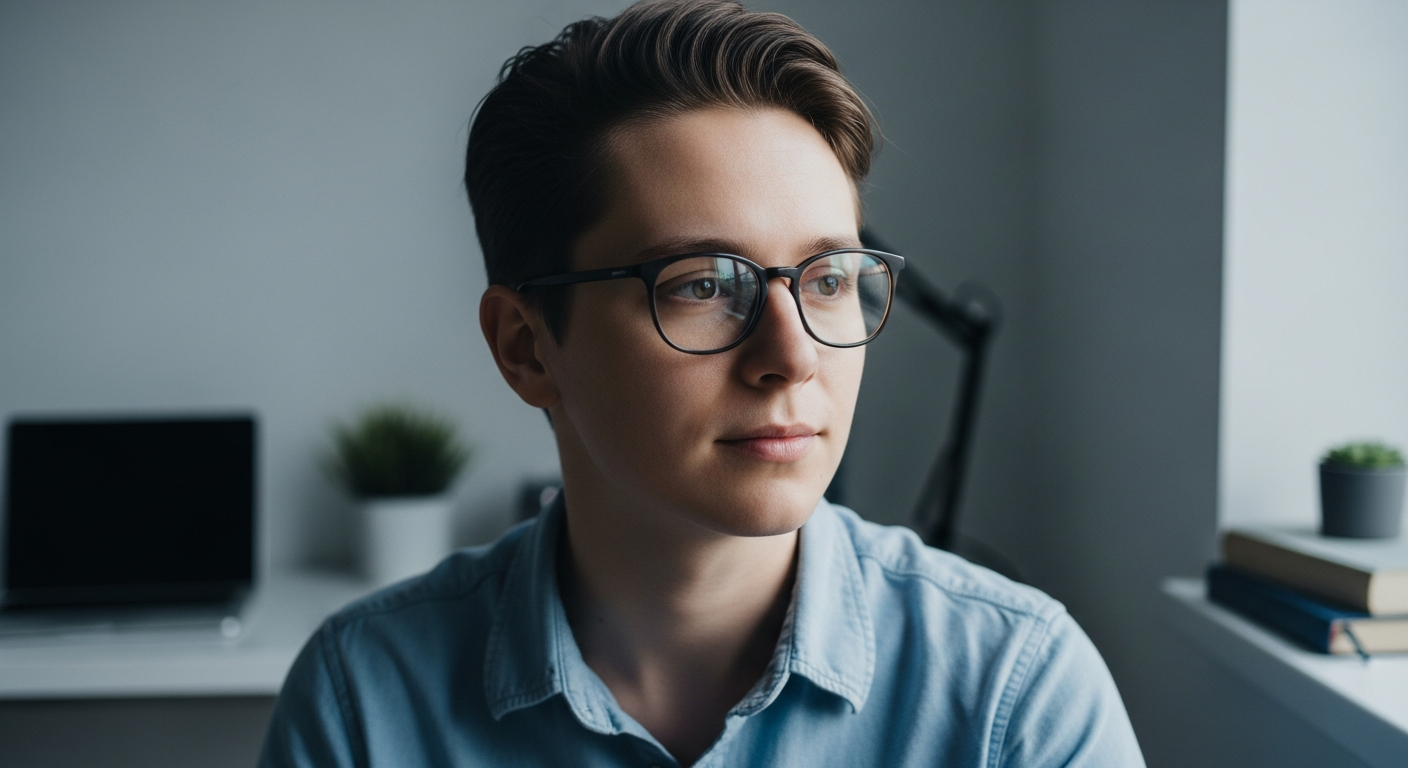 Personne concentrée avec une clarté mentale